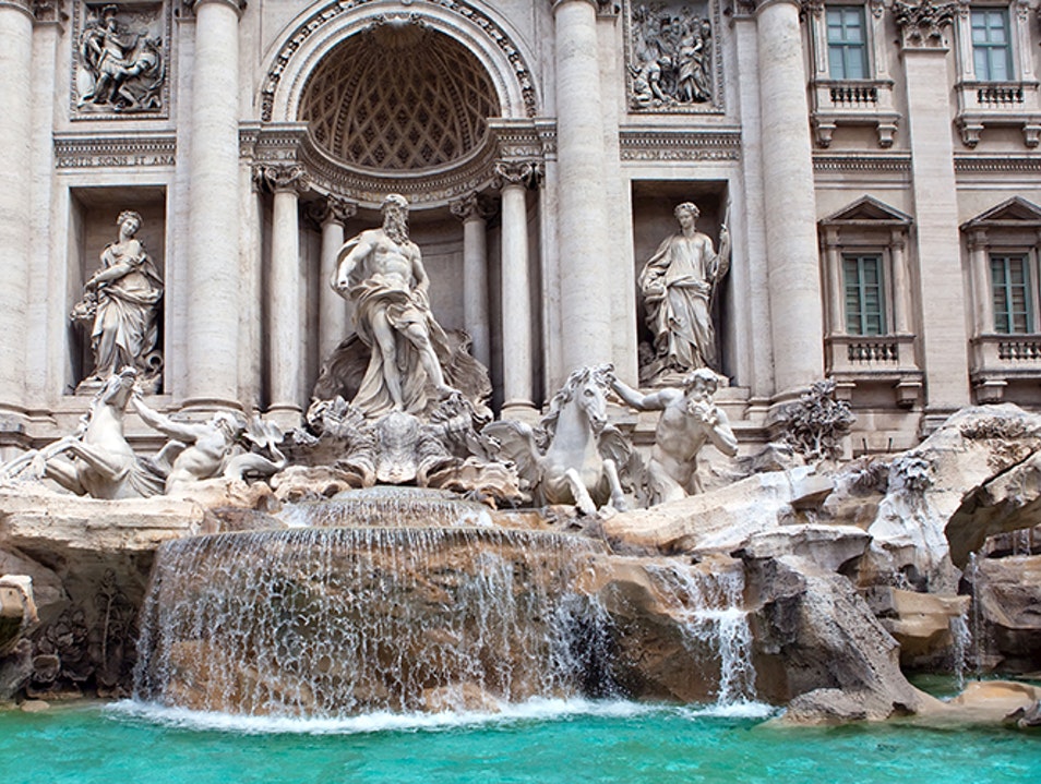 audioguida Trevi fountain